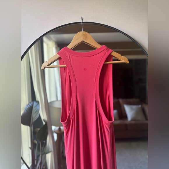 LULULEMON | Ease of it all dress in carnation  | size 6-8 - Picture 6 of 7